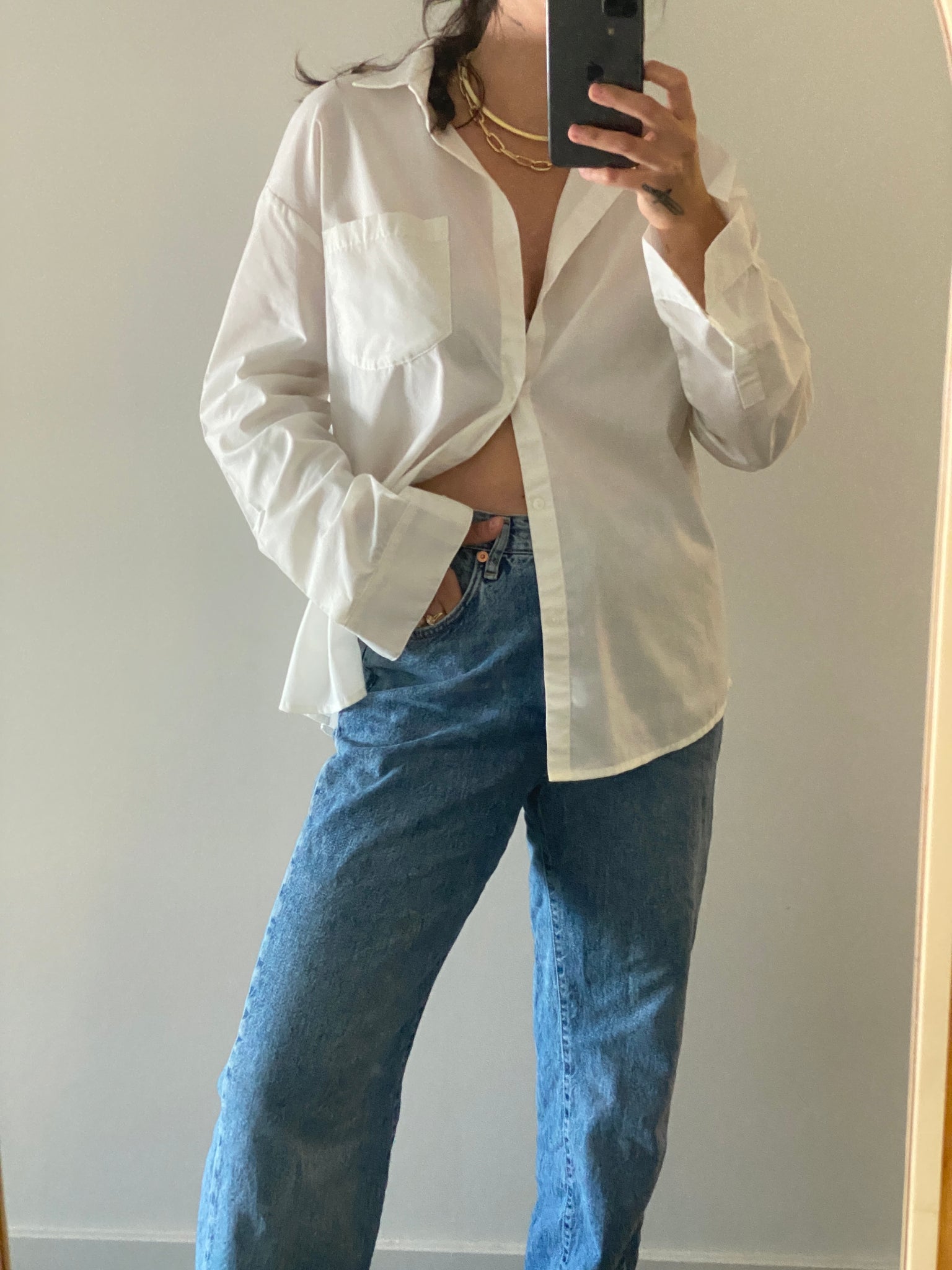 Maria Helena Oversized Button Down Shirt